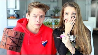 TIC TAC TOE WITH TATTOO GUN!!