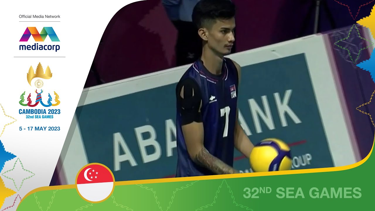 Cambodia 3-0 Singapore Volleyball - Mens Group Stage Match Highlights SEA Games Cambodia 2023
