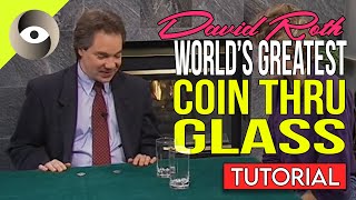 Thumbnail for How to do coin through glass | Saturday Sorcery David Roth tutorial