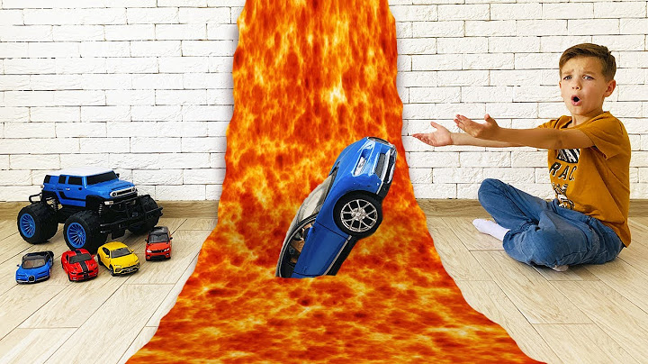 Mark rescues his kids cars from lava