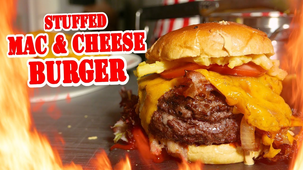 Stuffed Mac & Cheese Burger - BBQ Grill Rezept Video - Die Grillshow 363
