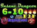 Castle Clash - Insane Dungeon 6-10 3 Flamed without ghoulem,val,nick[F2P...