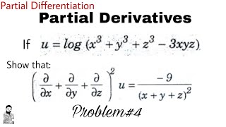 21 Partial Derivatives Problem 4 Most Important Problem Partial Differentiation Youtube