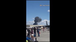 Jets collide during air show, prompt Air Force base lockdown in Idaho