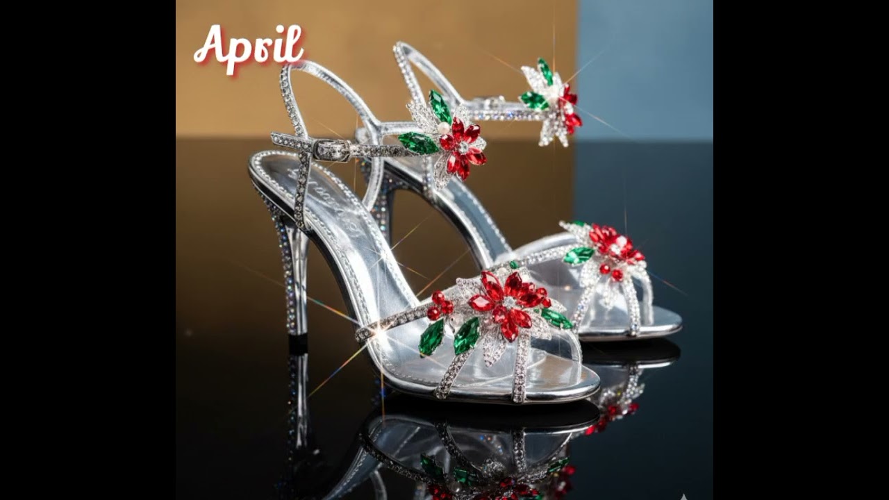 🔥 12 Luxury High Heel AI Designs That Look Unreal | Crystal, Gold & Floral Fashion Art 👠✨
