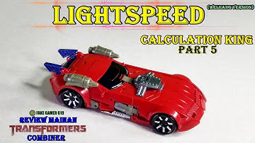 CALCULATION KING (Computron) part5 - Technobots LIGHTSPEED | Review Mainan Episode 06