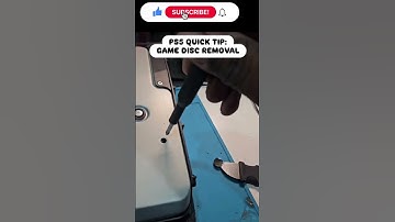 How To Manually Remove a Stuck Disc📀 From PS5 ! #shorts