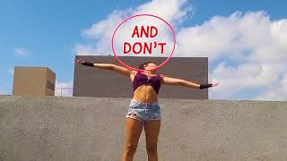 Hula hoop Tutorial- How to do the Chest Roll trick