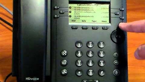 Lync Phone: Call History