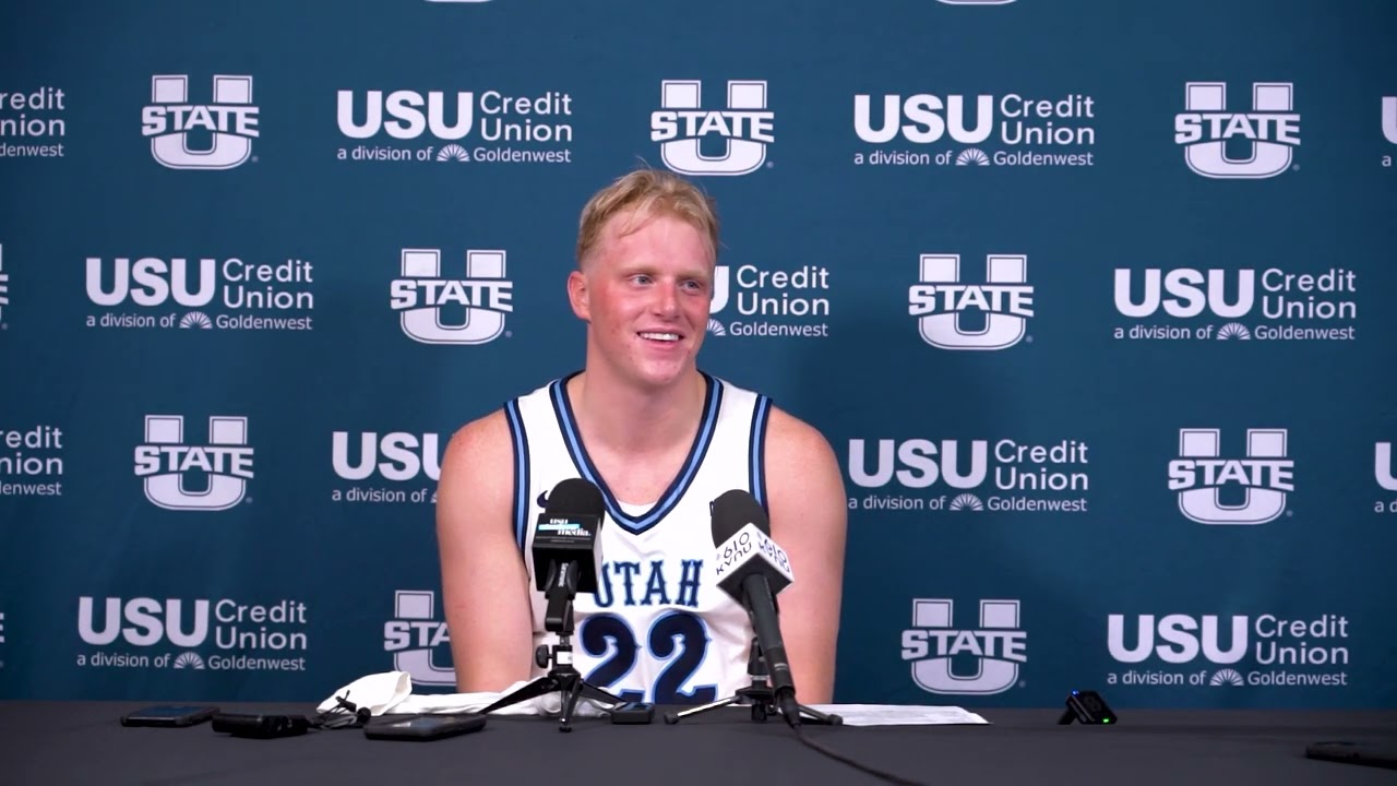 Karson Templin Postgame Press Conference - Utah State 99, Memphis 75 - 2/14/26
