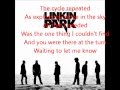 Linkin parkburn it down lyrics