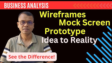 Wireframe Prototype and Mock Screen - From Idea to Reality || Dhirendra Kumar Panda