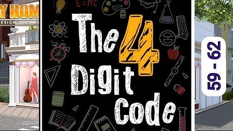 The 4 Digit Code Game Door 59 - 62 Walkthrough Android Gameplay | Puzzle Games