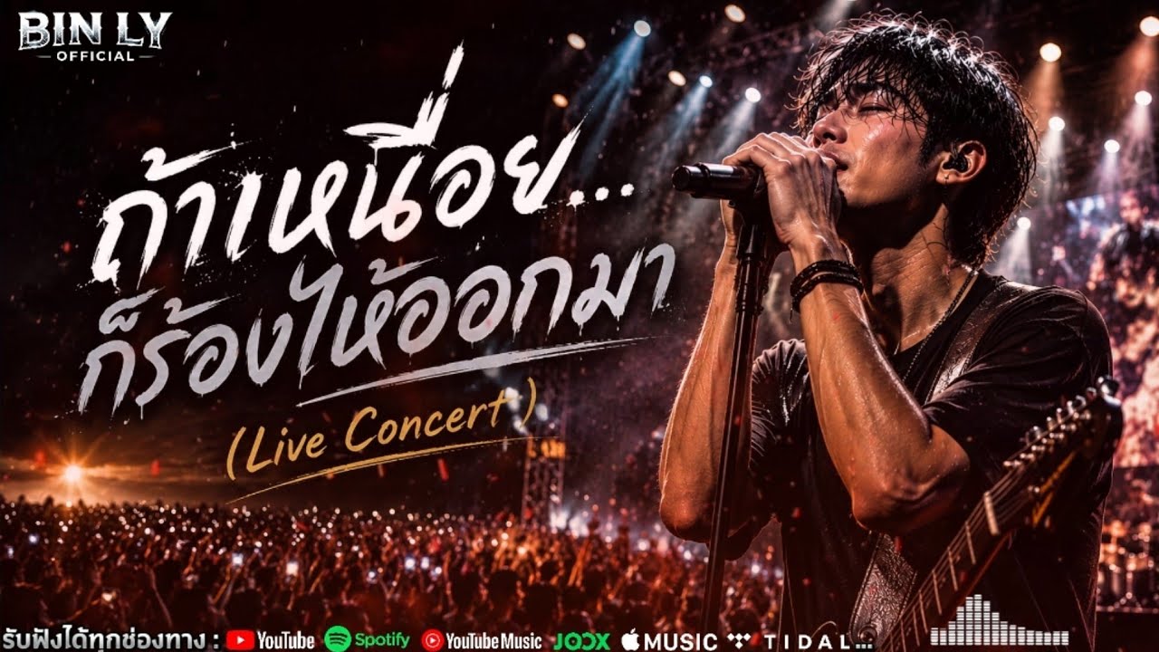 ถ้าเหนื่อย…ก็ร้องไห้ออกมา | Live Concert  (เวอร์ชั่นไลฟ์สดคอนเสิร์ต)  BIN LY OFFICIAL