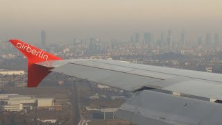 Air Berlin Airbus A319 flight from Berlin Tegel to Warsaw