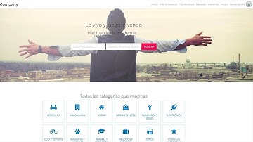Plantilla web GRATIS para ANUNCIOS EN LINEA (HTML, CSS, BOOTSTRAP)