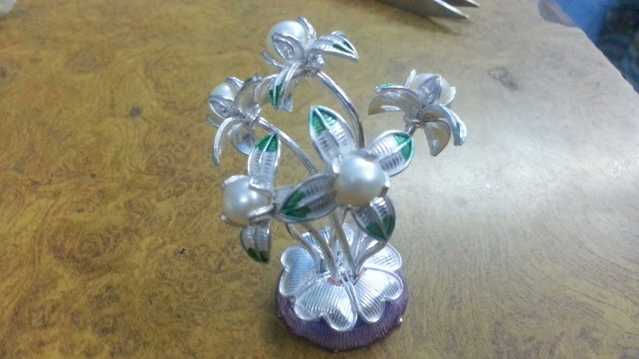 silver pearl tree making full video YouTube