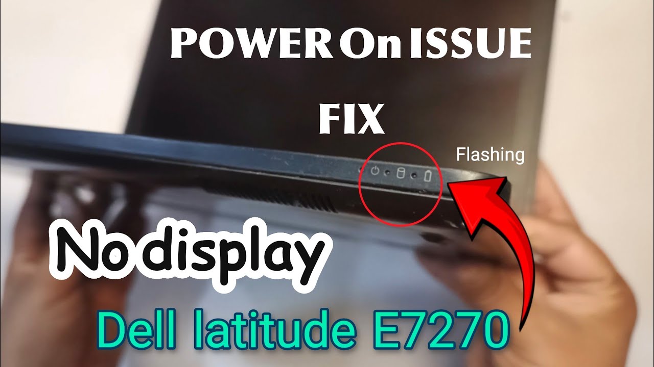 the display will go into standby mode in 4 minutes... How to fix Dell E7270 That Turns On Then Off problem | No Display & LED ...