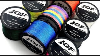 JOF 500M 300M 100M Multicolour PE Braided Wire 4 Strands Multifilament Japanese Fishing Line Fishing