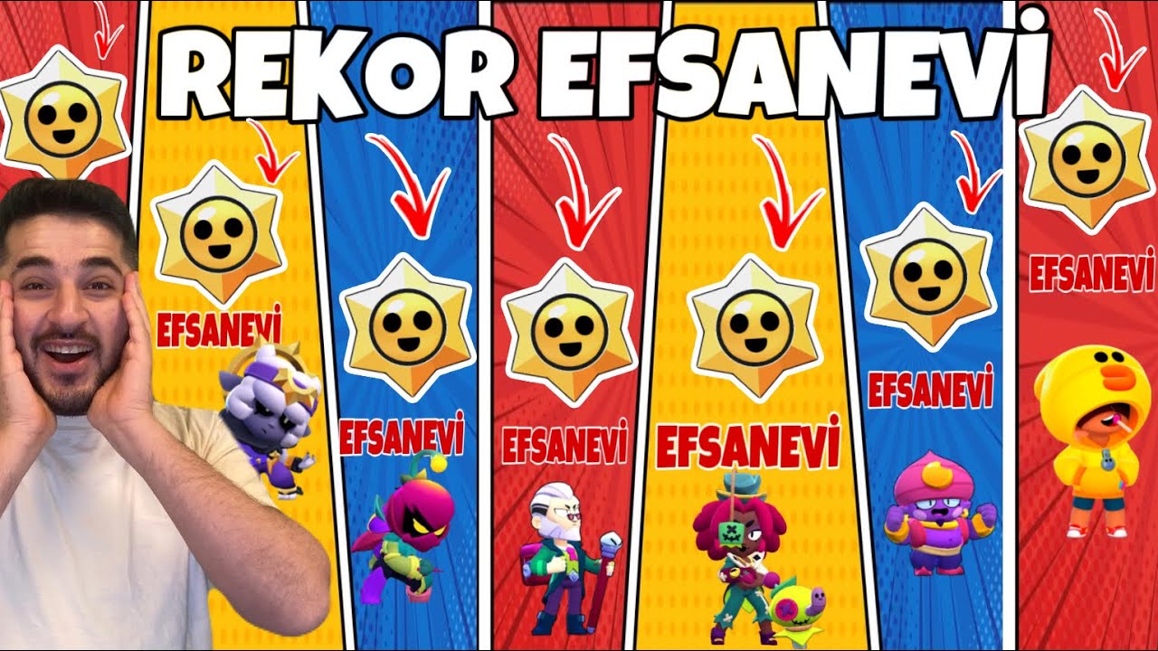 YENGENİZ REKOR EFSANEVİ BİRİKTİRDİ, 3 KARAKTERİ KAPTI! -BRAWL STARS