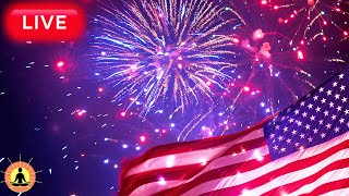 🔴 Relaxing 4th of July Music 🇺🇸 24 Hours of Healing & Relaxing Meditation Music | Fireworks Ambience