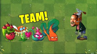 Brick Head Will vs Team Plants - Plants vs Zombies 2 MOD