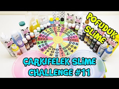 Çarkıfelek Slime Challenge #11 - Pofuduk Slime Yarışması - En Güzel Slime Hangisi