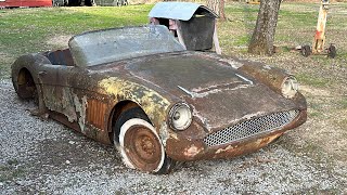 Abandoned Austin Healey Customized In The 60S And Left For Dead