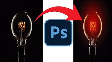 How to Easily Glow a Light Bulb in Adobe Photoshop | adobe photoshop 2023 version |
