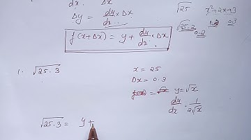 approximation plus two maths application of derivative in easy method with Malayalam explanation