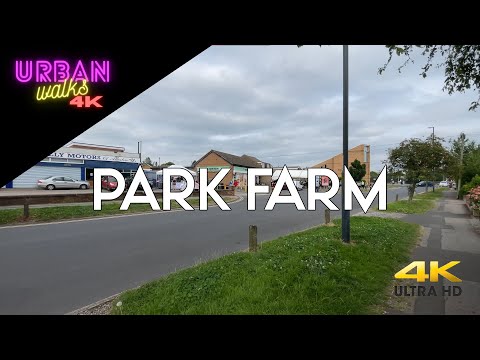 Walking around Park Farm Shopping Centre, Derby, UK (4K Ultra HD 60fps) | Urban Walks 4K #002