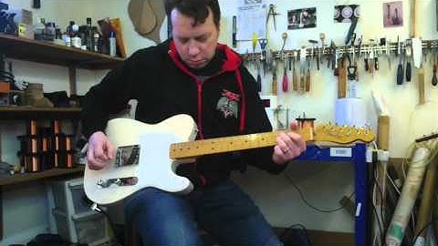 JIm Kirkpatrick on custom Esquire pickup