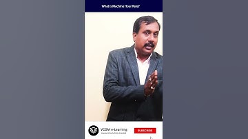 What is Machine Hour Rate? - #shortvideo #costaccounting   -Video@67 #account