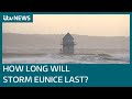 When will Storm Eunice end and what damage has it already inflicted across the UK? | ITV News