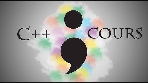 الدرس الثالث كورس C++ /  المتغيرات