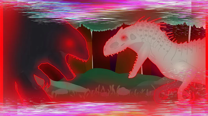 Distortus Rex vs Indominus Rex [Round 1] | Animation | Isla Estrago Mayhem