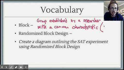 4.3a - Randomized Block Design