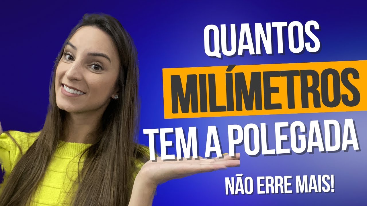 Quantos mm tem uma pelogada? Polegadas para milímetros. Convertendo polegadas para mm.