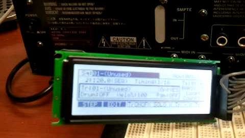 MPC2000 Replacement LCD Prototype 1.1