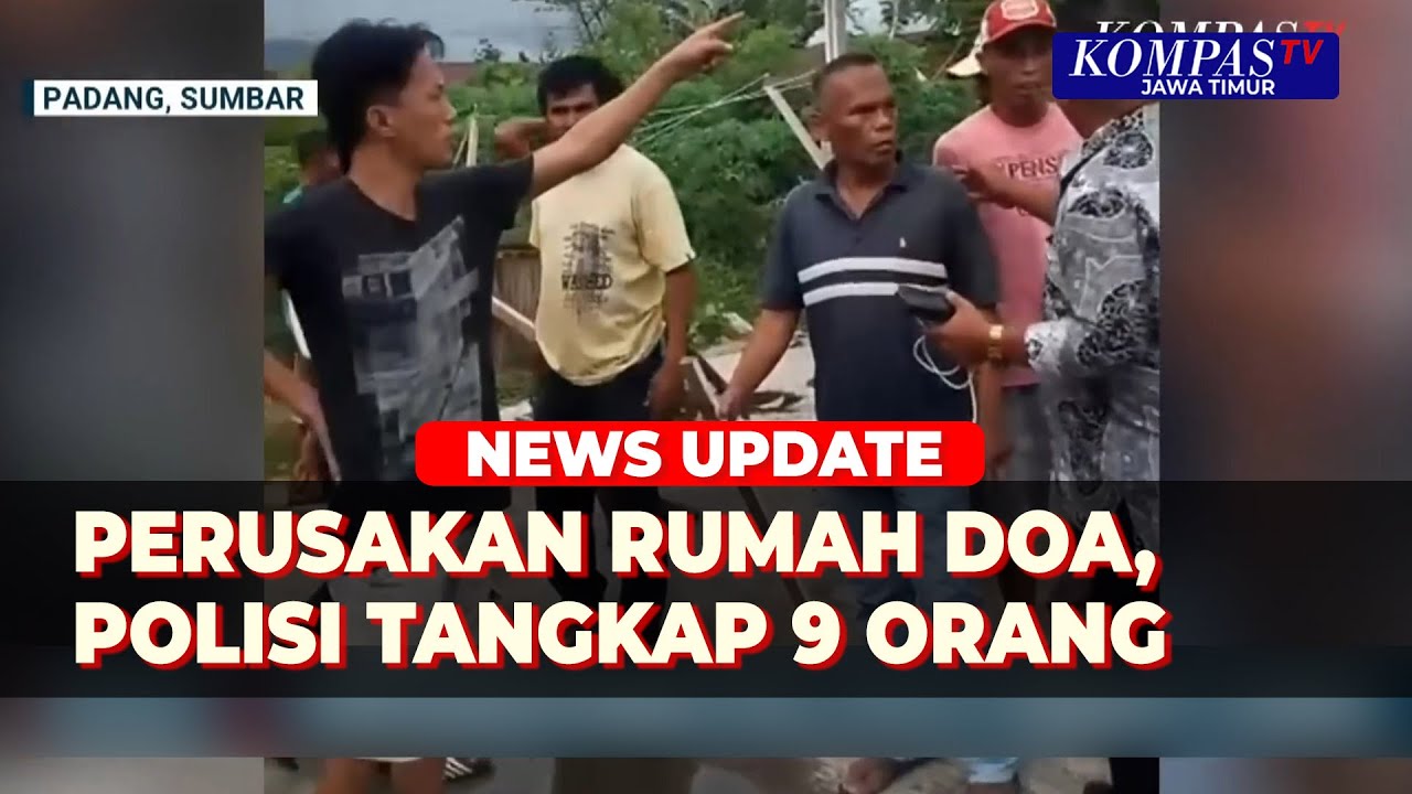 Polisi Tangkap 9 Terduga Pelaku Perusakan Rumah Doa di Padang