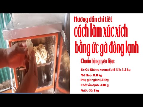 Video CÁCH LÀM XÚC XÍCH TỪ THỊT GÀ - youtube