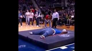 Fat Guy Fail BasketBall Dunk Must Watch !!
