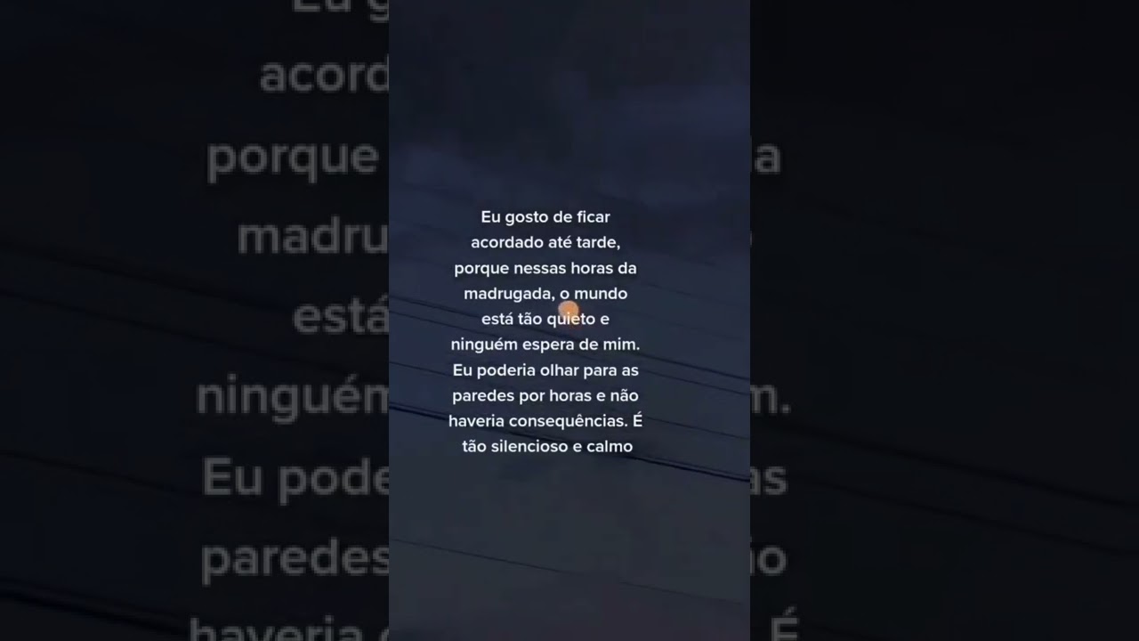 Vídeo depressivo para status 