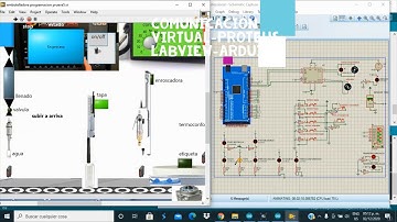 embotelladora en labview-proteus-arduino