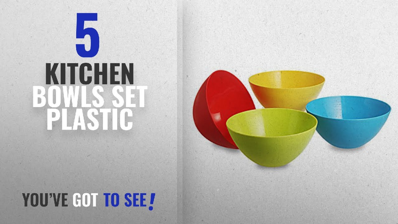 Top 10 Kitchen Bowls Set Plastic [2018] All Time Plastic Mixing Bowl