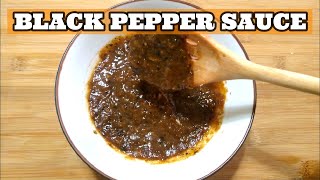 Black Pepper Sauce  [Black Pepper Pork Recipe]