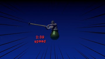 Getting over it with Bennett Foddy new pb, 2:39