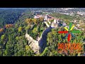 Convento de Cristo & Tomar aerial view - 4K Ultra HD