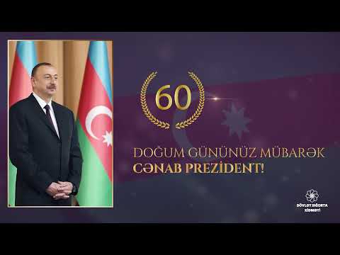 İlham Əliyev doğum günü videosu. |  Dövlət Sığorta Xidməti