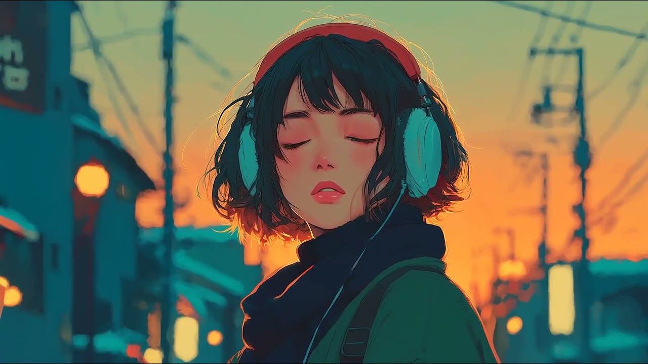 Japanese Chill Pop: A Serene Sunset City Walk｜Stress Relief, Relaxation, Focus BGM
